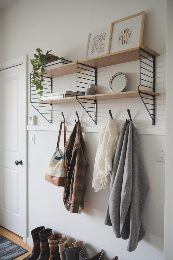 Drawer organizers in console table