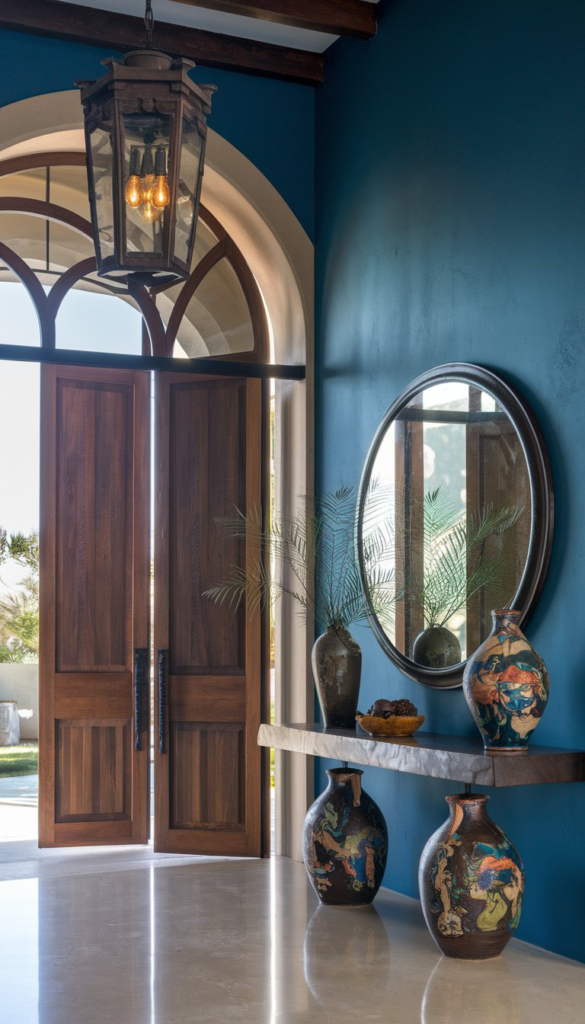 Narrow hall tree for small spaces