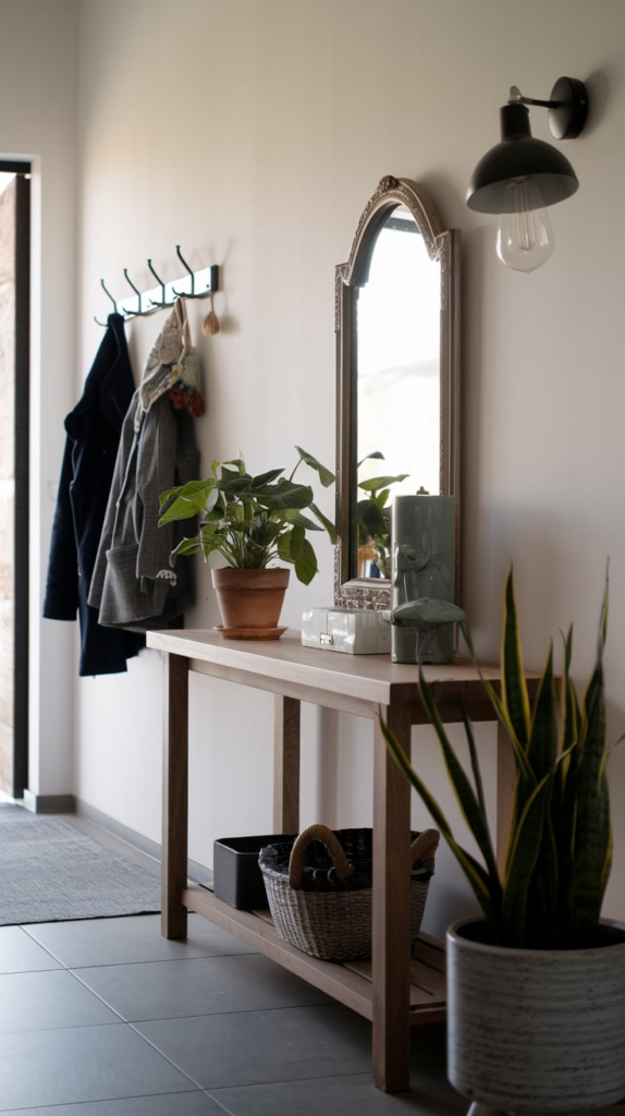 Locker-style hall tree for families