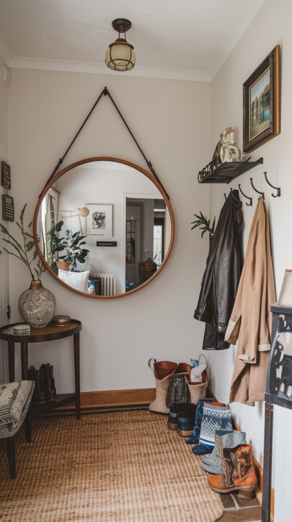 Vintage schoolhouse style hall tree