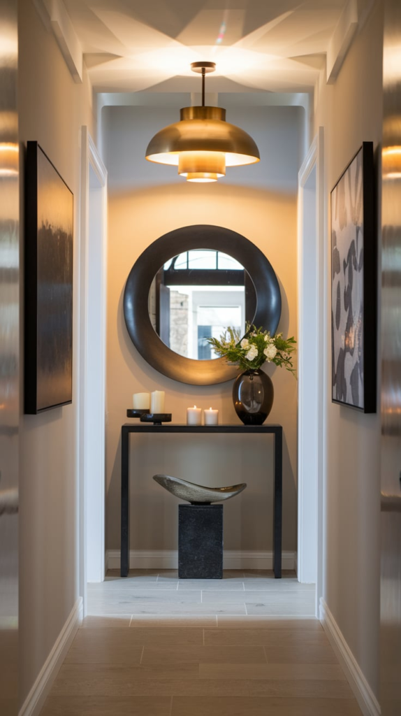 Classic lantern-style light fixture