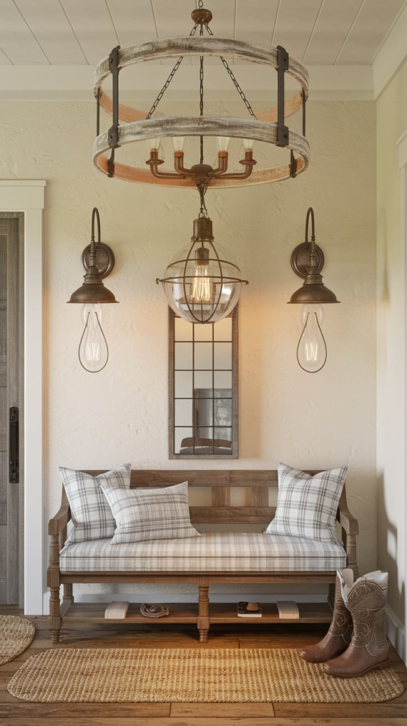 Minimalist globe light fixture