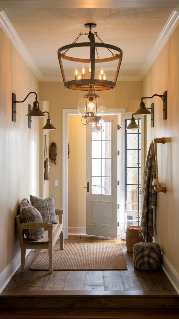 Mixed-material light fixture