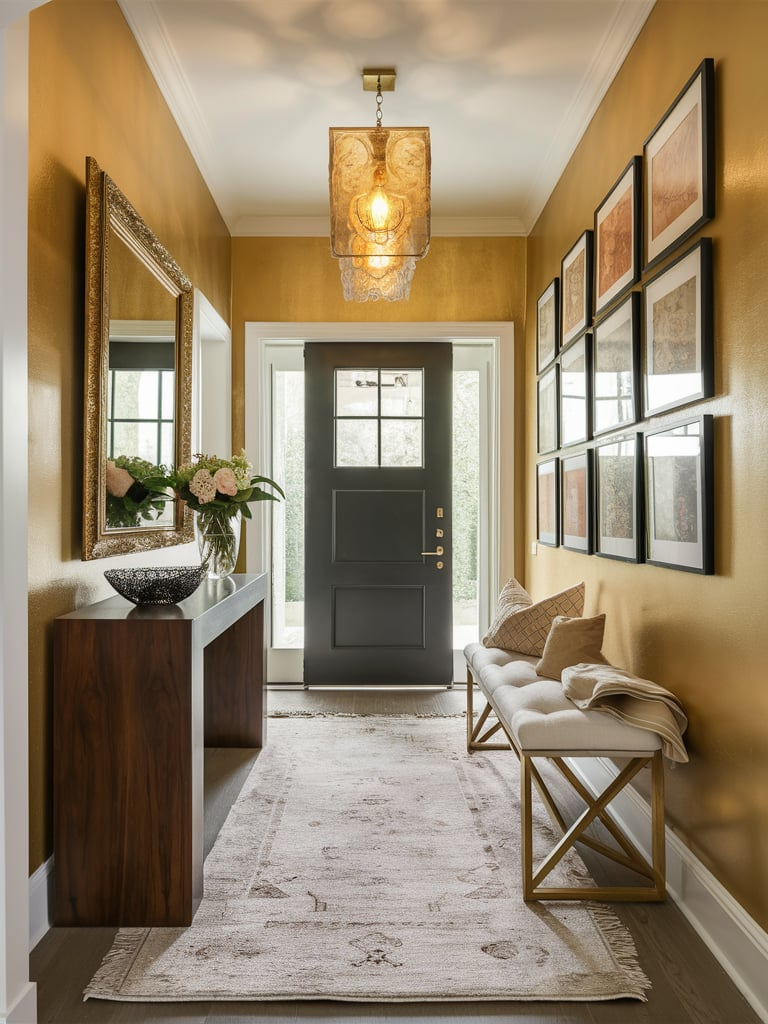 Beautifully lit entryway