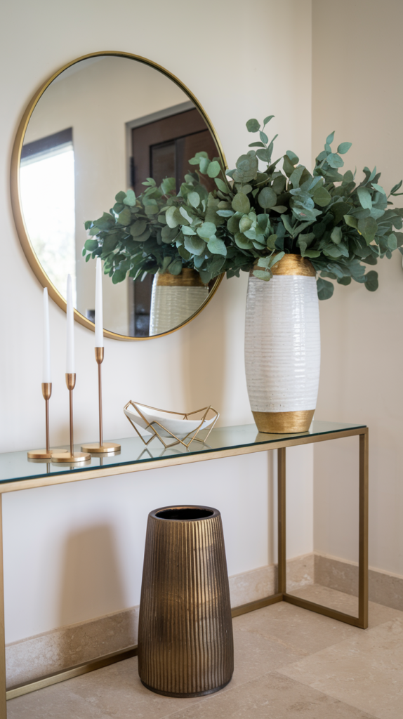 Beautifully decorated entryway