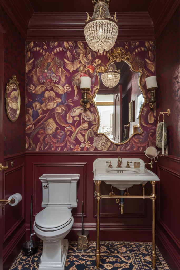 Mosaic tile accent wall