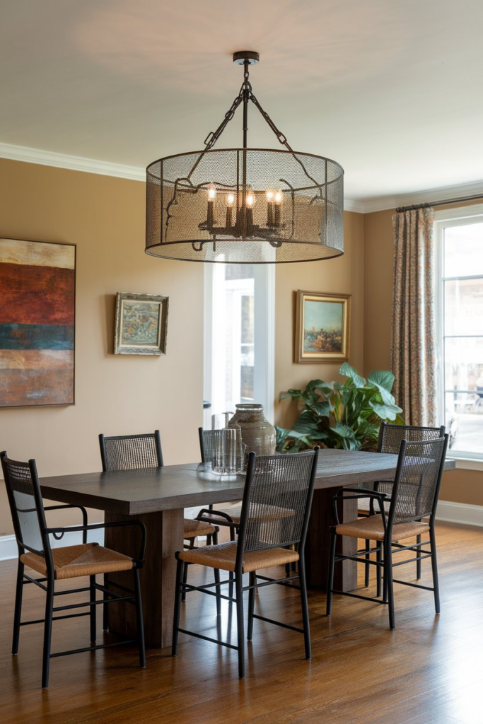 Choosing dining room lighting