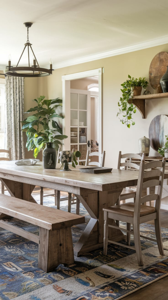 Rustic Farmhouse Dining Room