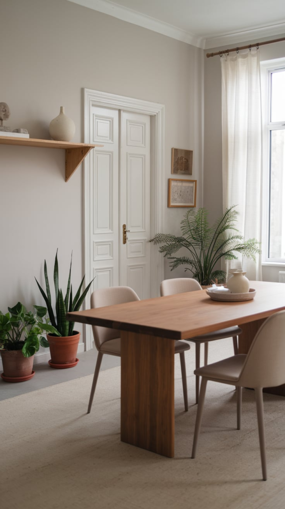 Velvet Accent Dining Room