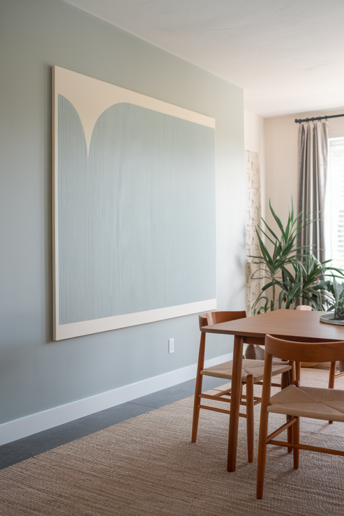 Neutral Tone Accent Wall