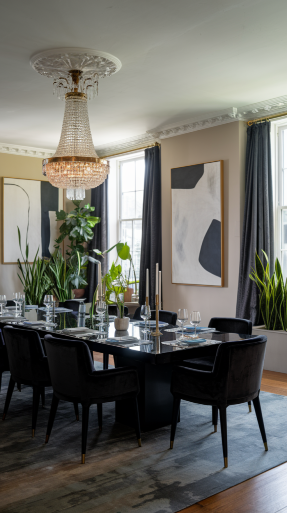 Industrial chandelier with exposed bulbs