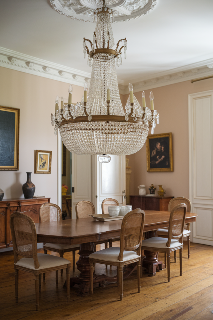 Vintage lantern chandelier