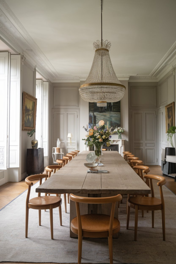 Geometric chandelier