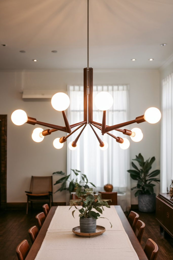 Coastal-inspired chandelier