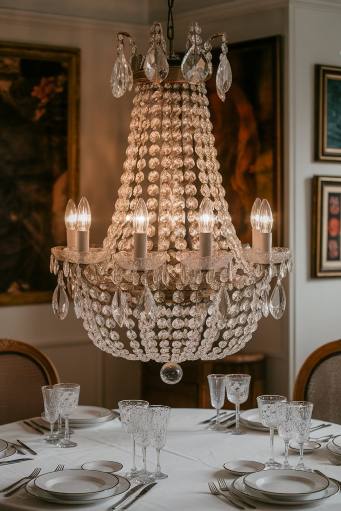 Branch-style chandelier