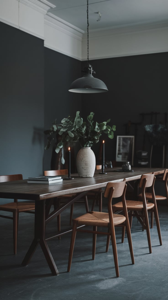 Velvet dining chairs