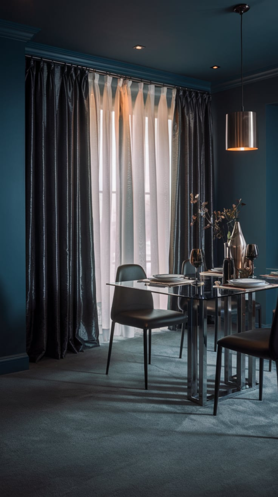 Vintage decor in dining room