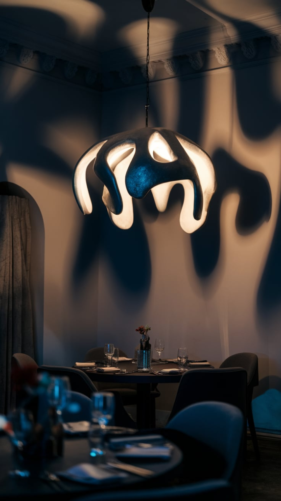 Leather dining chair