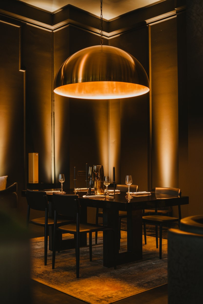 Intimate dining nook