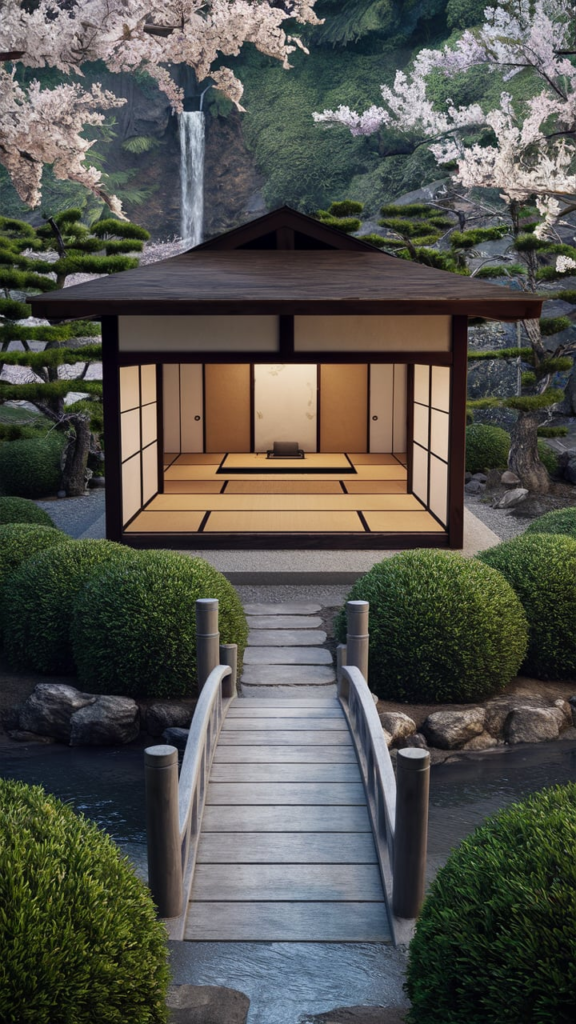 Japanese style Bloxburg house exterior