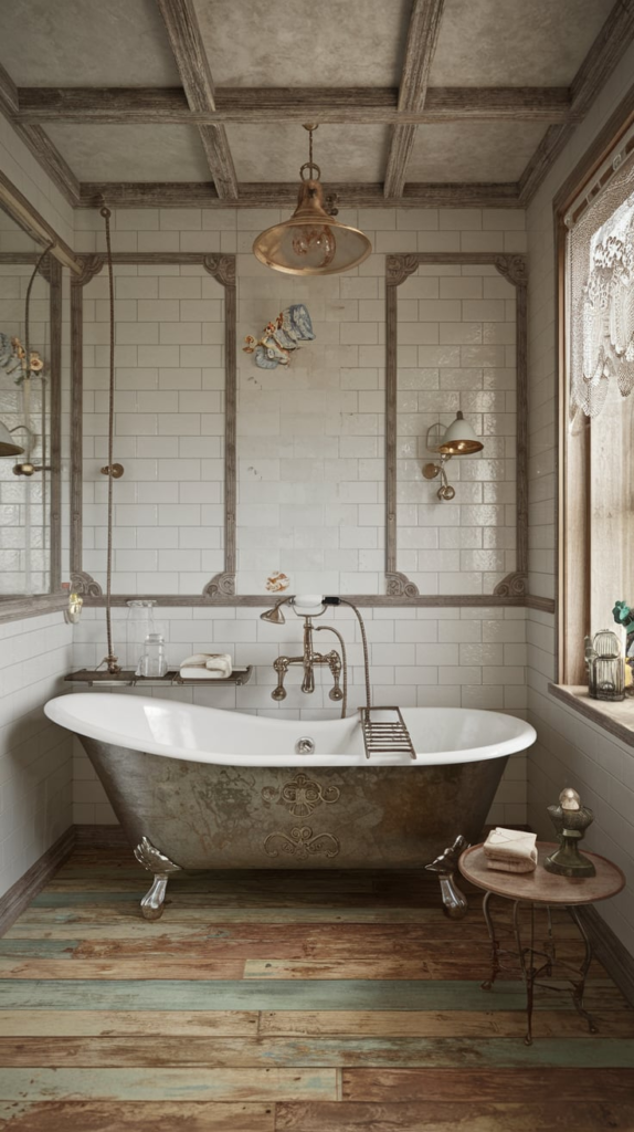 Soft muted colors in cottage interiors