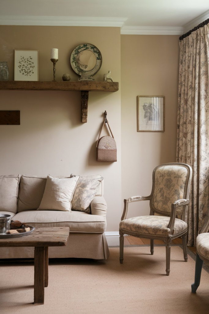 Whimsical decor in cottage