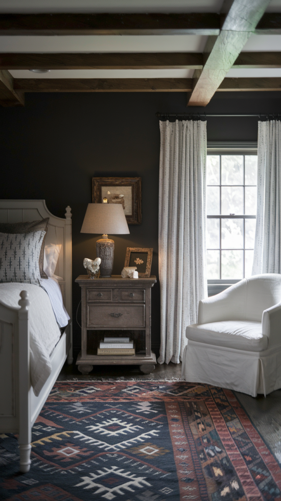 Natural light in cottage interior