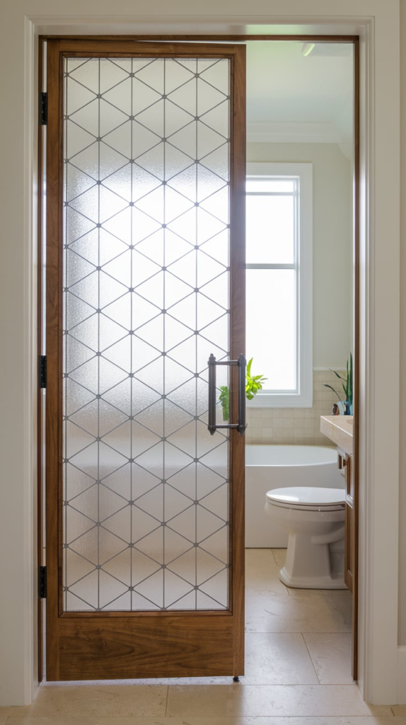 Rustic sliding barn door