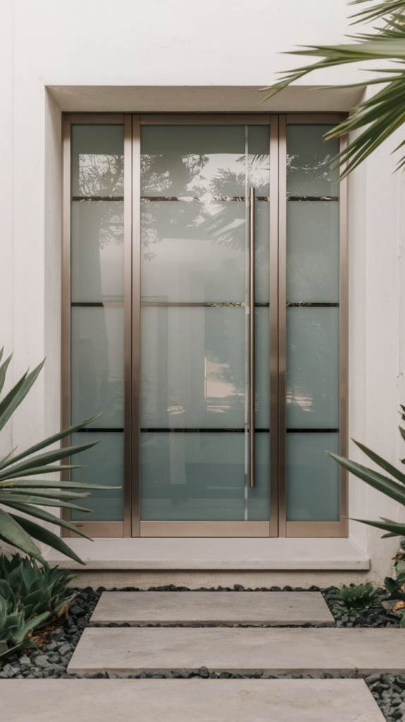 Vintage reclaimed wooden door