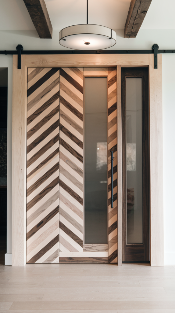 Steel framed industrial door