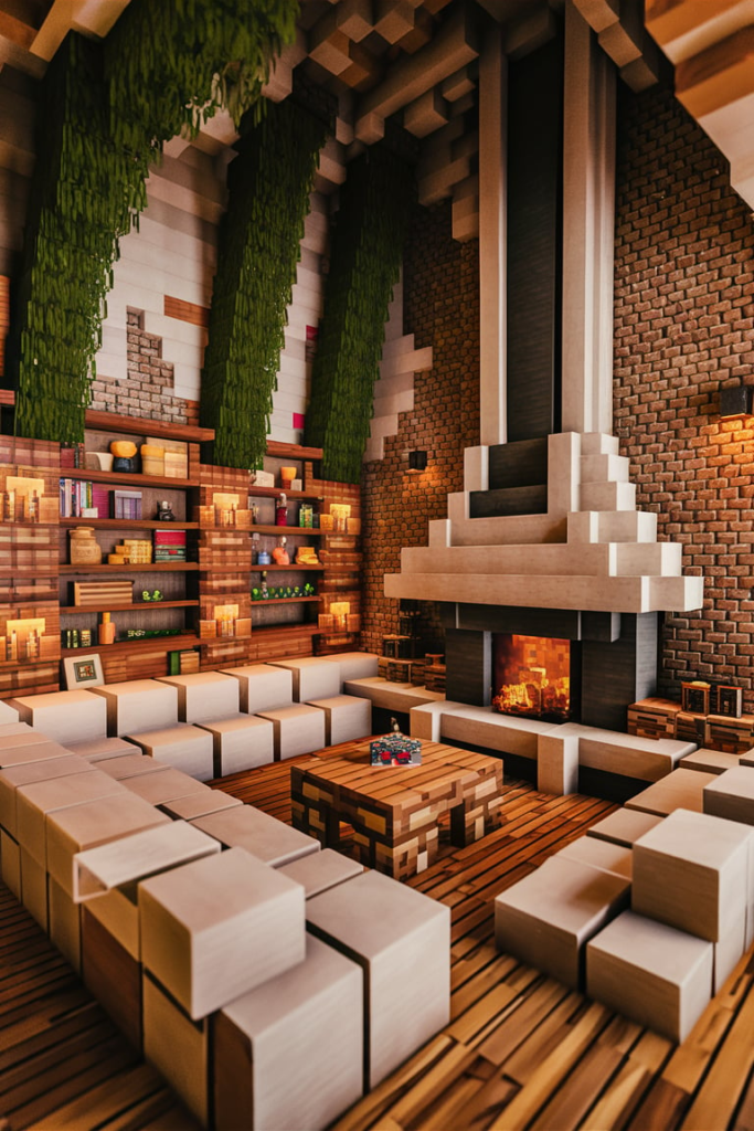 Minecraft home office setup