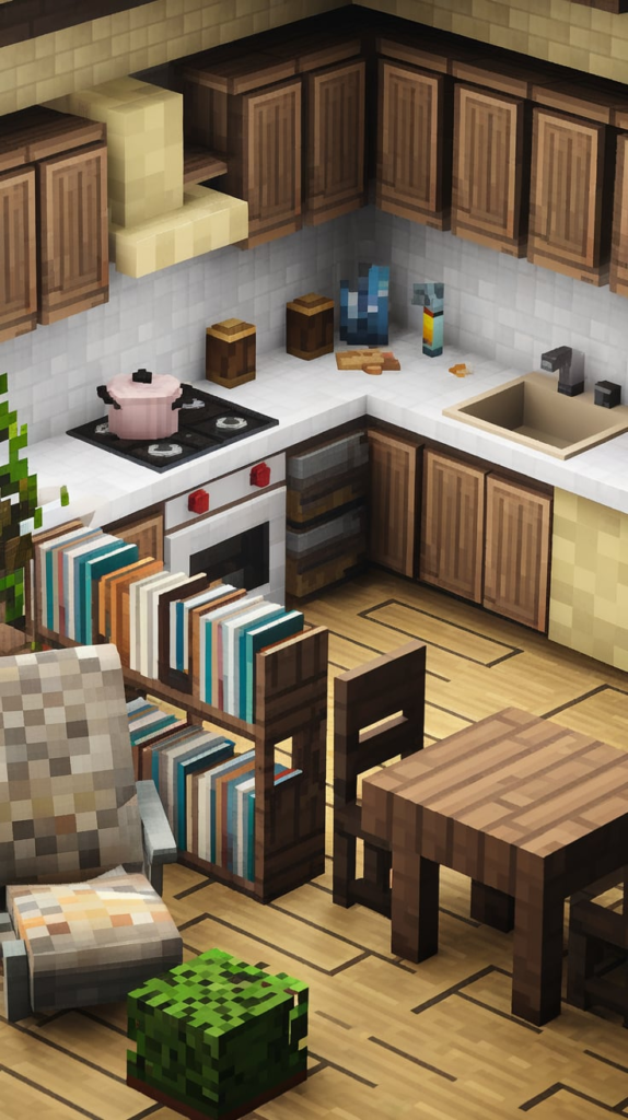 Minecraft grand staircase entrance