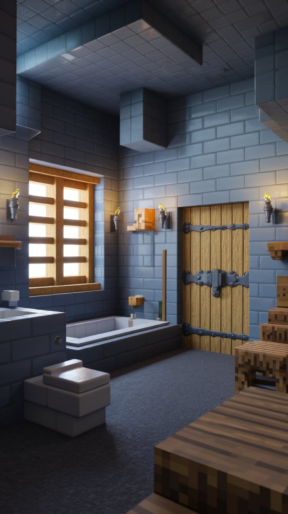 Minecraft creative home interior