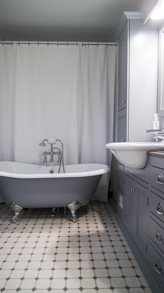 Vintage bathroom design