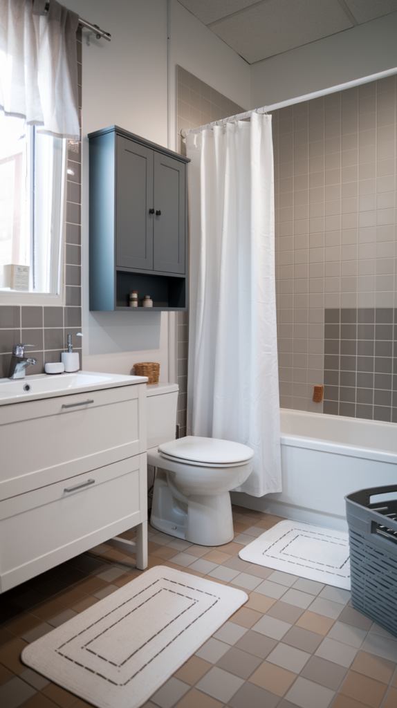 Floating bathroom fixtures