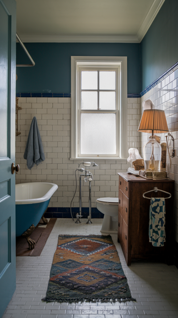High contrast bathroom