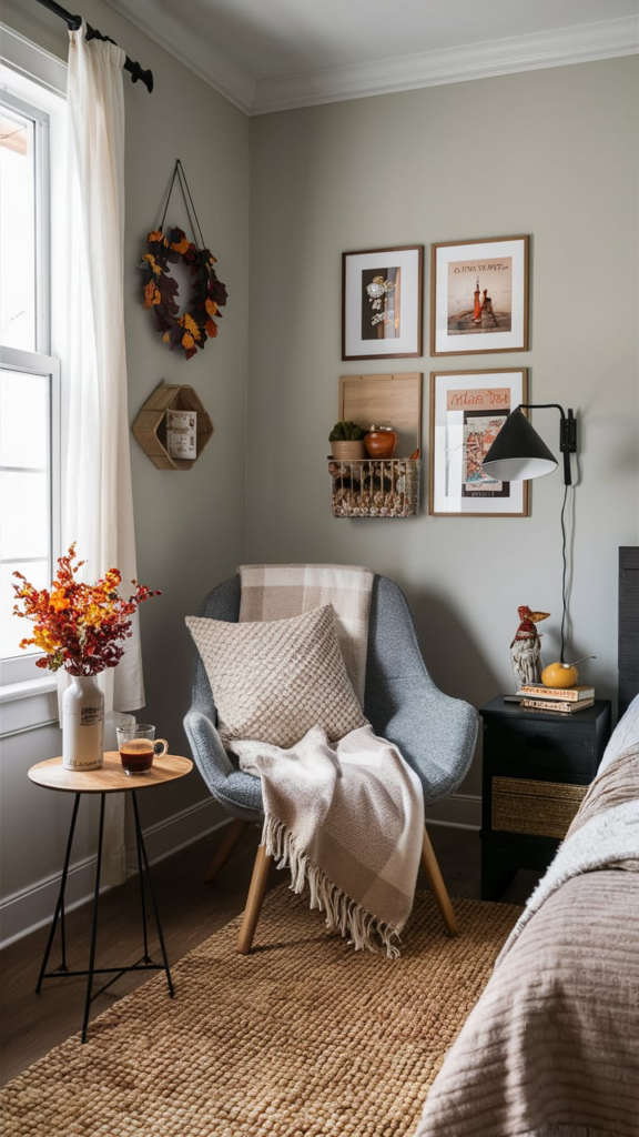 Small balcony reading nook