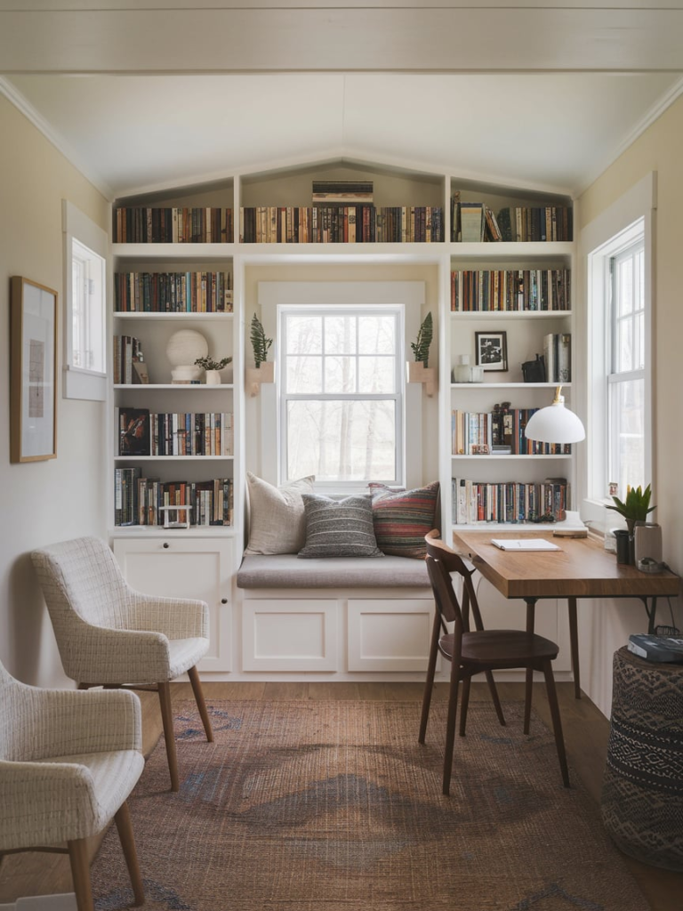 Cozy reading nook