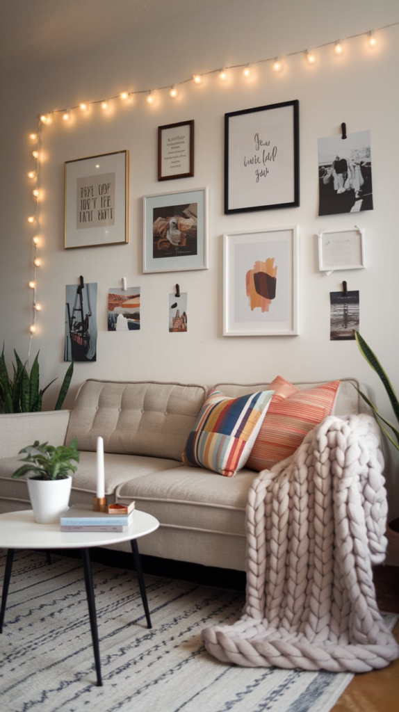 Focal point in small apartment