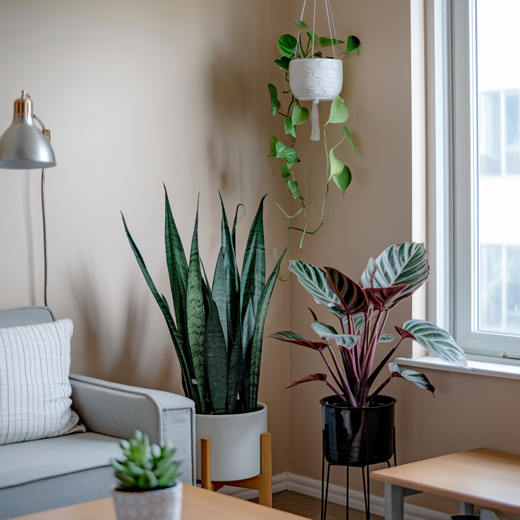 Stylish small apartment interior