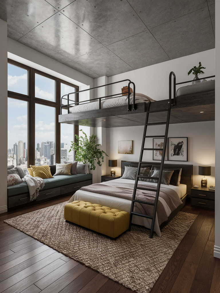Minimalist loft interior