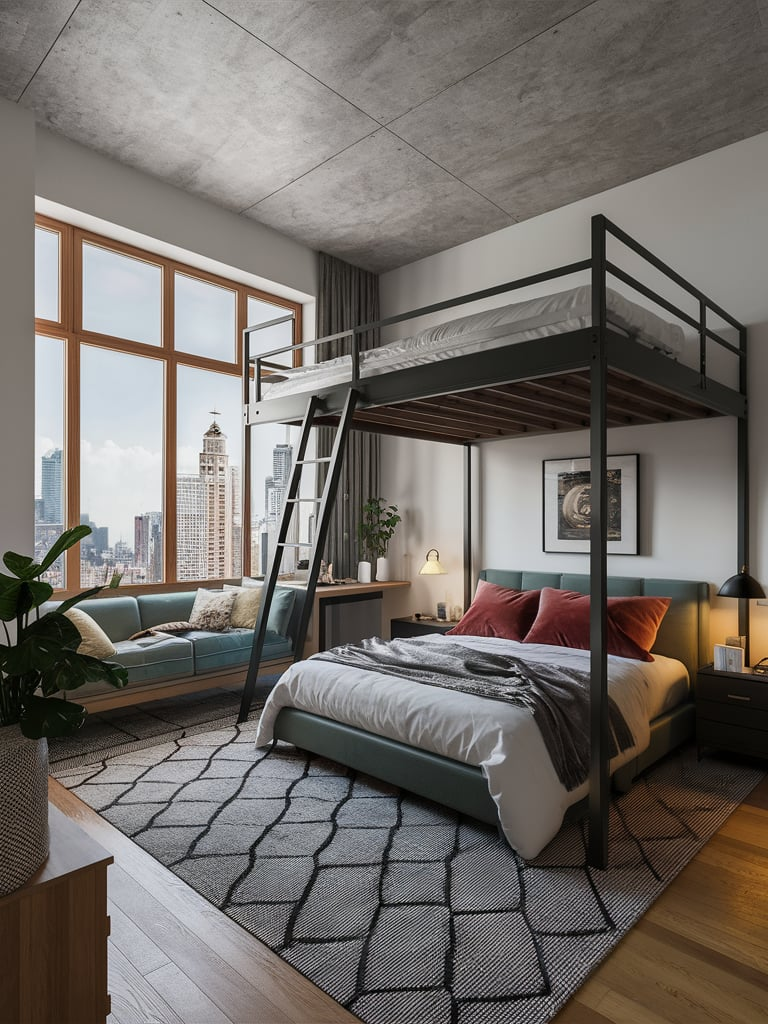 Art defining loft spaces