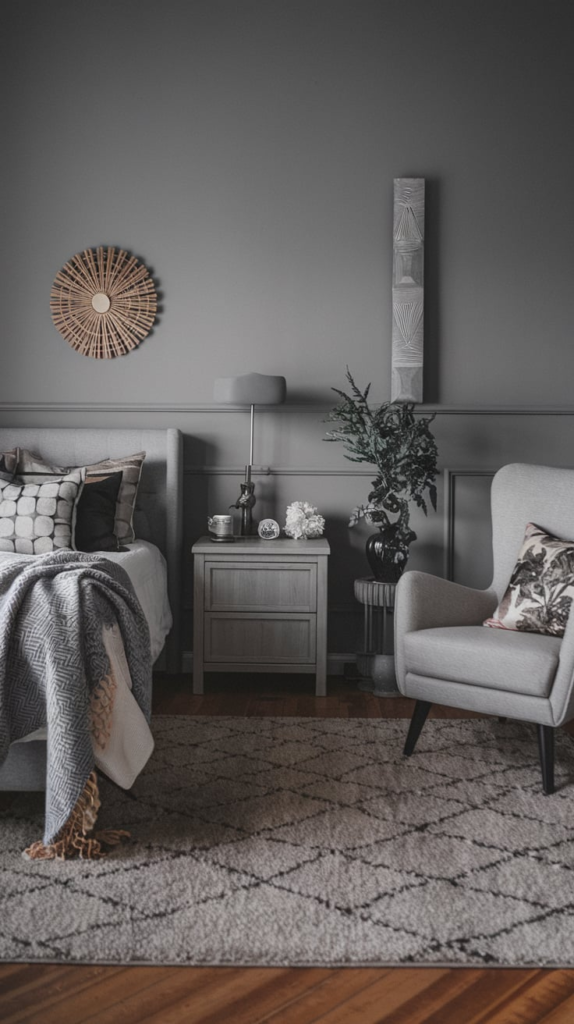 Large mirror creating space illusion