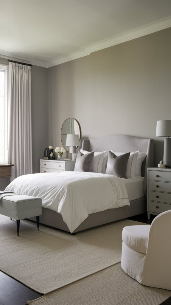 Hobby-related decor in bedroom