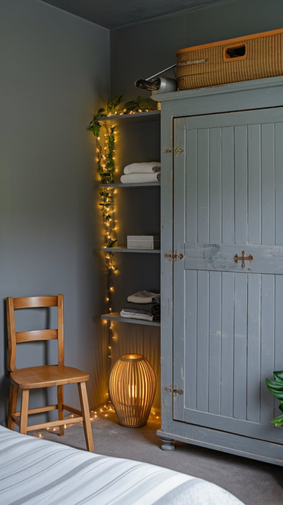Cozy and stylish college bedroom