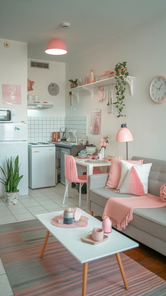 Compact kitchen setup