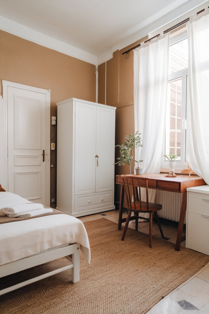 Gallery wall with photos and art