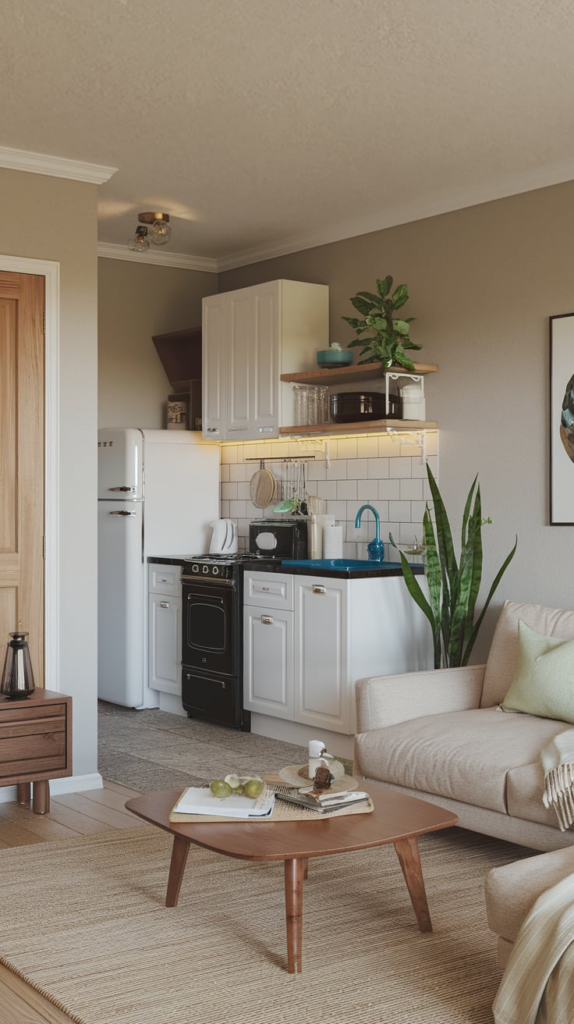 Concealed kitchen appliances