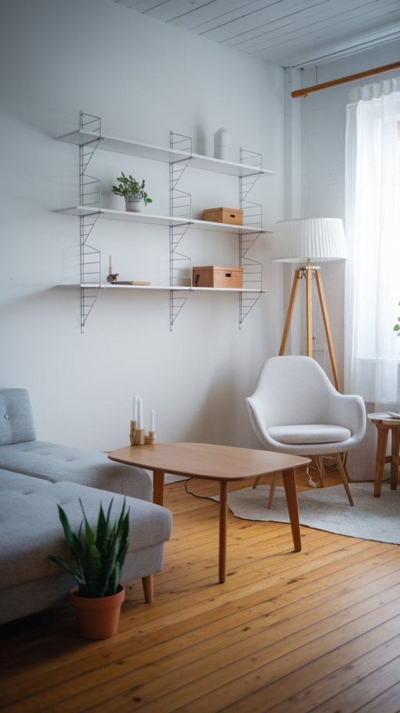Patterned decor in apartment