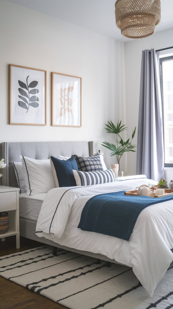 Mirrors reflecting light